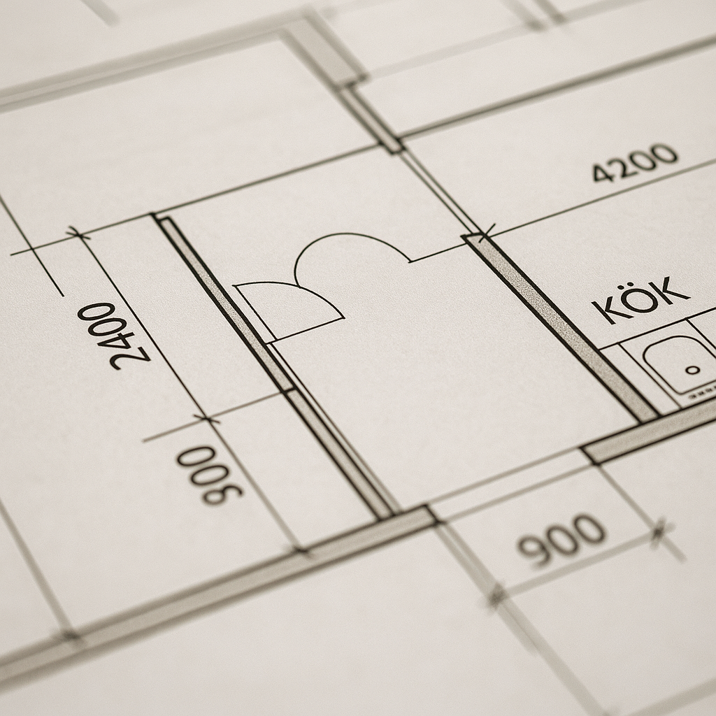 En närbild på en ritning, digitaltryck